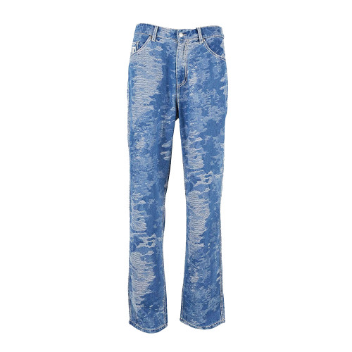 Karl Kani Ανδρικό παντελόνι OG K Distress Camo Five Pocket Denim